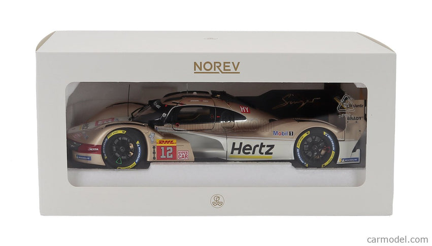 Porsche 963 9RD 4.6L Turbo V8 Team Hertz Jota N°12 Víťaz 6h Spa 2024 Will Stevens - Callum Ilott 1:18 Norev biela zlatá