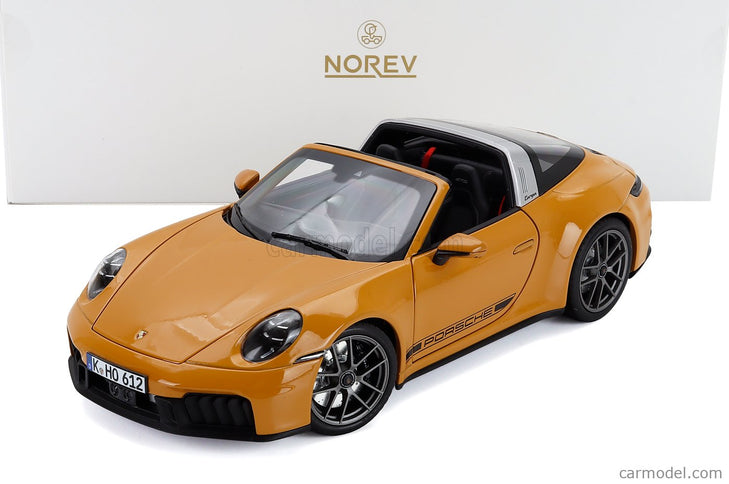 Porsche 911 992-2 Targa 4 GTS 2024 1:18 Norev žltá
