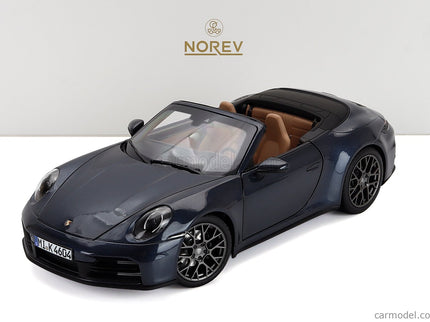 Porsche 911 992-2 Carrera Cabriolet Open 2024 1:18 Norev modrá metalická