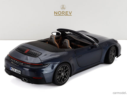 Porsche 911 992-2 Carrera Cabriolet Open 2024 1:18 Norev modrá metalická