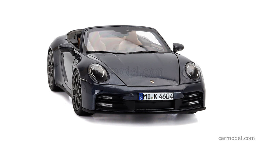 Porsche 911 992-2 Carrera Cabriolet Open 2024 1:18 Norev modrá metalická