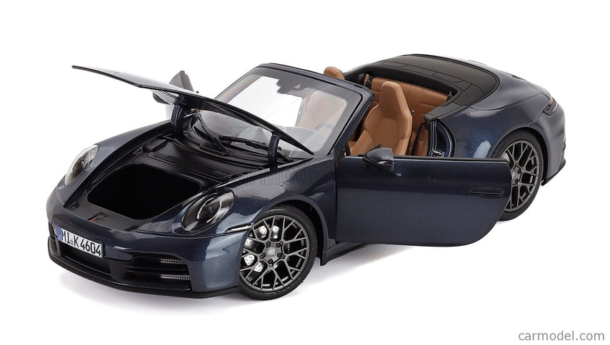 Porsche 911 992-2 Carrera Cabriolet Open 2024 1:18 Norev modrá metalická