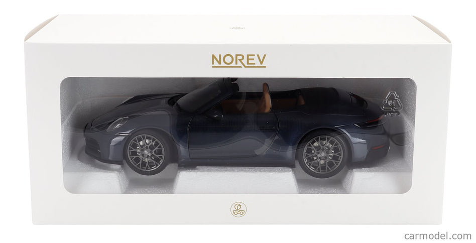 Porsche 911 992-2 Carrera Cabriolet Open 2024 1:18 Norev modrá metalická