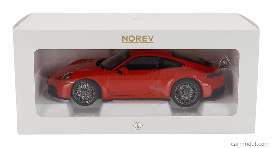 Porsche 911 992-2 Carrera 4 GTS Coupe 2024 1:18 Norev červená