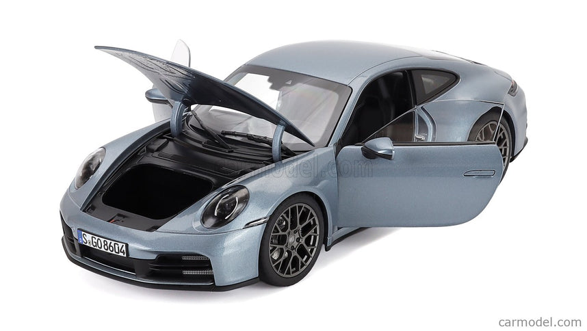 Porsche 911 992-2 Carrera Coupe 2024 1:18 Norev strieborná