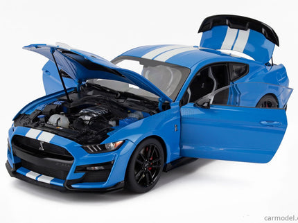 Ford Mustang Shelby GT500 Coupe 2023 1:18 AUTOart Gribber modrá