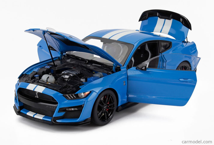 Ford Mustang Shelby GT500 Coupe 2023 1:18 AUTOart Gribber modrá