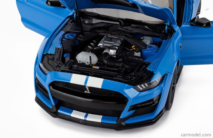 Ford Mustang Shelby GT500 Coupe 2023 1:18 AUTOart Gribber modrá