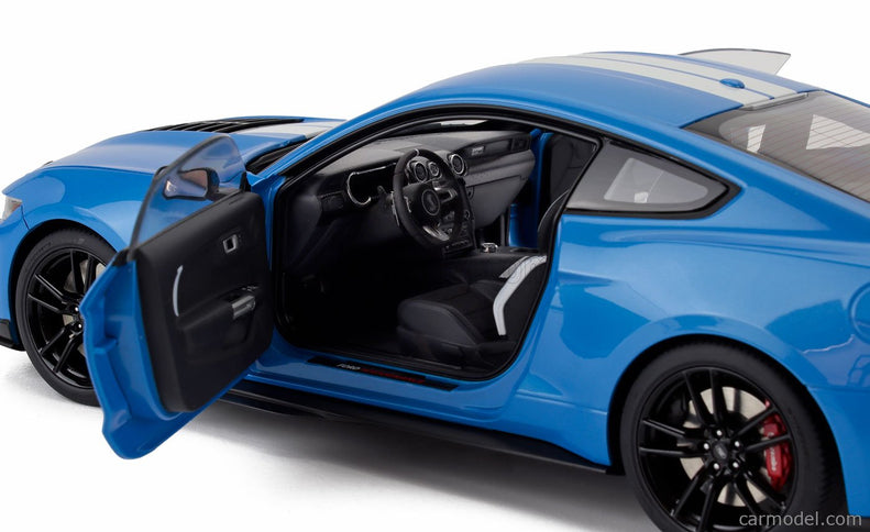 Ford Mustang Shelby GT500 Coupe 2023 1:18 AUTOart Gribber modrá