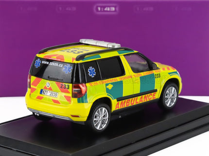 SKODA | YETI SUV FACELIFT (RESTYLING) DOKTOR 233 AMBULANCE 2013 | YELLOW GREEN