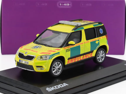 SKODA | YETI SUV FACELIFT (RESTYLING) DOKTOR 233 AMBULANCE 2013 | YELLOW GREEN