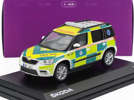 SKODA | YETI SUV FACELIFT (RESTYLING) ZKV 270 AMBULANCE 2013 | 2 TONE GREEN