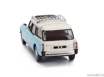 Citroen ID19 Break SW Station Wagon 1960 1:43 IXO Models svetlomodrá biela