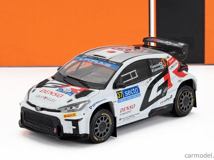 Toyota Yaris GR RALLY1 Team Toyota Gazoo Racing Wrt N°37 Rally Finland 2024 Yuki Yamamoto - Marko Salminen 1:43 IXO Models biela