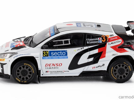 Toyota Yaris GR RALLY1 Team Toyota Gazoo Racing Wrt N°37 Rally Finland 2024 Yuki Yamamoto - Marko Salminen 1:43 IXO Models biela