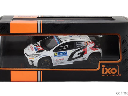 Toyota Yaris GR RALLY1 Team Toyota Gazoo Racing Wrt N°37 Rally Finland 2024 Yuki Yamamoto - Marko Salminen 1:43 IXO Models biela