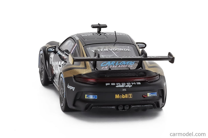 Porsche 911 992 GT3 Cup Team Schumacher Clrt N°12 Víťaz Porsche Cup Monaco 2024 Larry Ten Voorde 1:43 IXO Models čierna zlatá