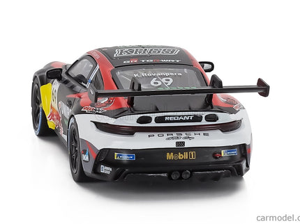 Porsche 911 992 GT3 Cup Team Nationale Autoclub Excelsior N°69 Víťaz Porsche Cup Zolder 2024 Kalle Rovanpera 1:43 IXO Models čierna