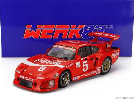 Porsche 935 K3 Team Bob Akin Motor Racing Coca-Cola N°5 2. Miesto 24h Daytona 1981 Bob Akin - Craig Siebert - Derek Bell 1:18 Werk83 červená