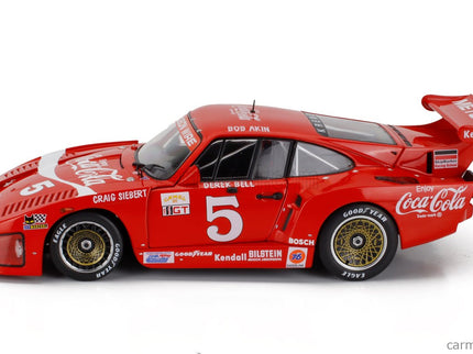Porsche 935 K3 Team Bob Akin Motor Racing Coca-Cola N°5 2. Miesto 24h Daytona 1981 Bob Akin - Craig Siebert - Derek Bell 1:18 Werk83 červená