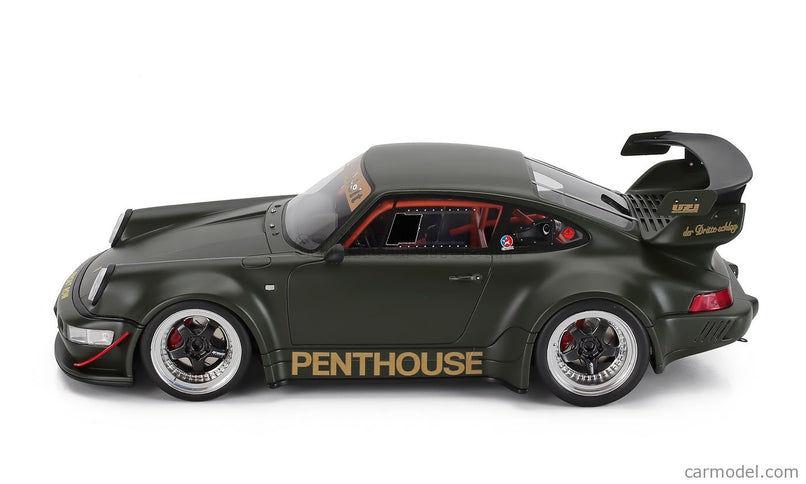 Porsche 911 964 RWB Penthouse Coupe 2008 1:18 GT Spirit zelená