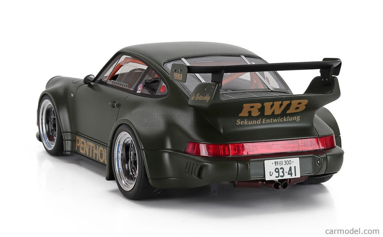 Porsche 911 964 RWB Penthouse Coupe 2008 1:18 GT Spirit zelená