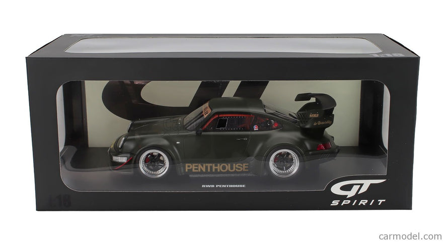 Porsche 911 964 RWB Penthouse Coupe 2008 1:18 GT Spirit zelená