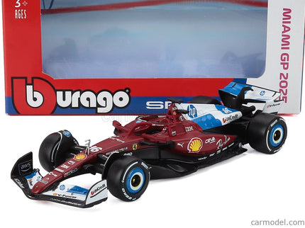 Ferrari F1 SF-25 Team Scuderia Ferrari HP N°16 Miami GP 2025 Charles Leclerc 1:43 Bburago červená biela modrá