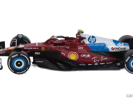 Ferrari F1 SF-25 Team Scuderia Ferrari HP N°44 Miami GP 2025 Lewis Hamilton 1:43 Bburago červená biela modrá