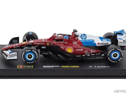 Ferrari F1 SF-25 Team Scuderia Ferrari HP N°16 Miami GP 2025 Charles Leclerc 1:43 Bburago červená biela modrá