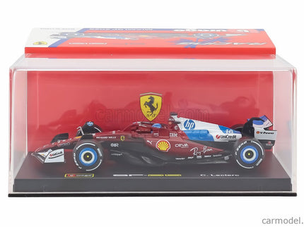 Ferrari F1 SF-25 Team Scuderia Ferrari HP N°16 Miami GP 2025 Charles Leclerc 1:43 Bburago červená biela modrá