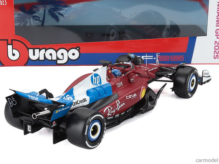 Ferrari F1 SF-25 Team Scuderia Ferrari N°16 Miami GP 2025 Charles Leclerc 1:18 Bburago červená biela modrá