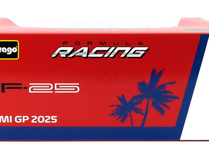 Ferrari F1 SF-25 Team Scuderia Ferrari N°16 Miami GP 2025 Charles Leclerc 1:18 Bburago červená biela modrá
