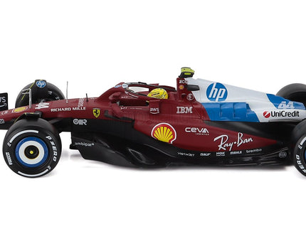 Ferrari F1 SF-25 Team Scuderia Ferrari HP N°44 Miami GP 2025 Lewis Hamilton 1:18 Bburago červená biela modrá