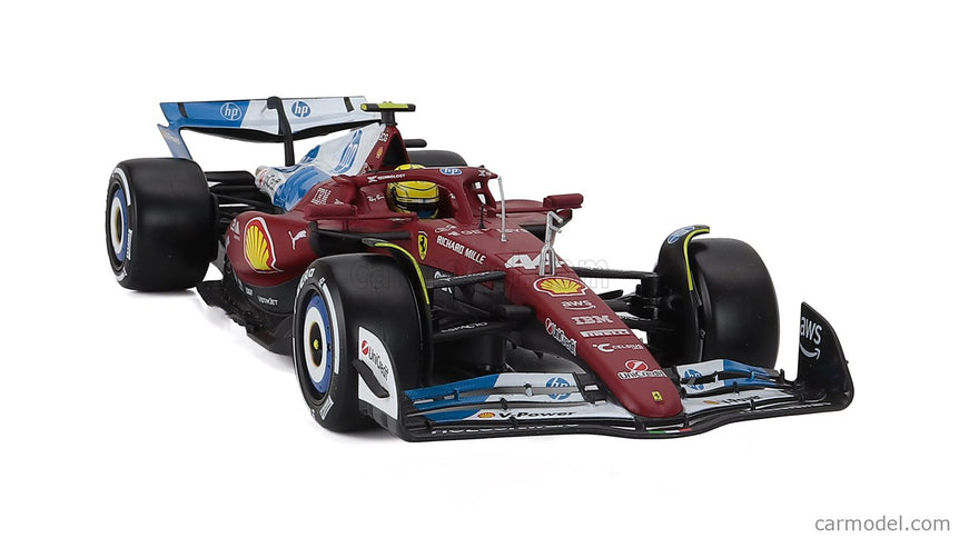 Ferrari F1 SF-25 Team Scuderia Ferrari HP N°44 Miami GP 2025 Lewis Hamilton 1:18 Bburago červená biela modrá
