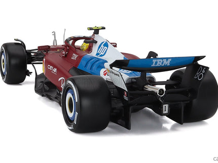 Ferrari F1 SF-25 Team Scuderia Ferrari HP N°44 Miami GP 2025 Lewis Hamilton 1:18 Bburago červená biela modrá