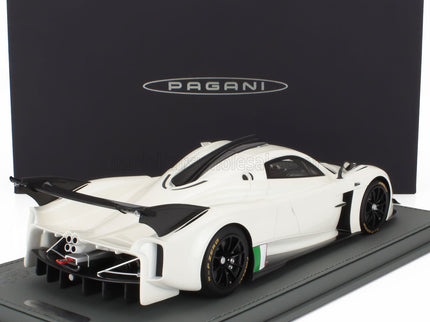 PAGANI | HUAYRA R 2021 - CON VETRINA - WITH SHOWCASE | BIANCO BENNY - WHITE BLACK
