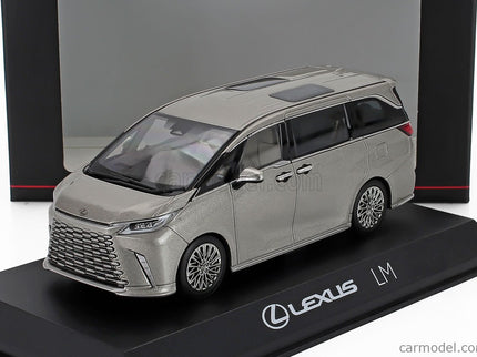 Lexus LM 500H Minibus RHD 2024 1:43 Kyosho Titanium sivá