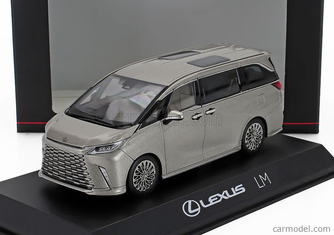 Lexus LM 500H Minibus RHD 2024 1:43 Kyosho Titanium sivá