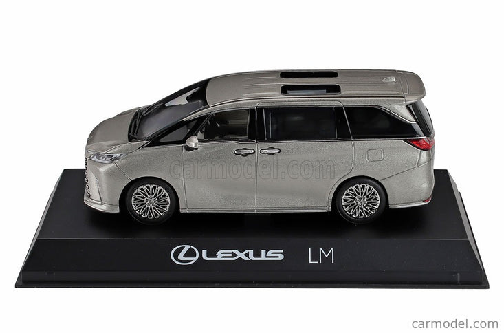 Lexus LM 500H Minibus RHD 2024 1:43 Kyosho Titanium sivá