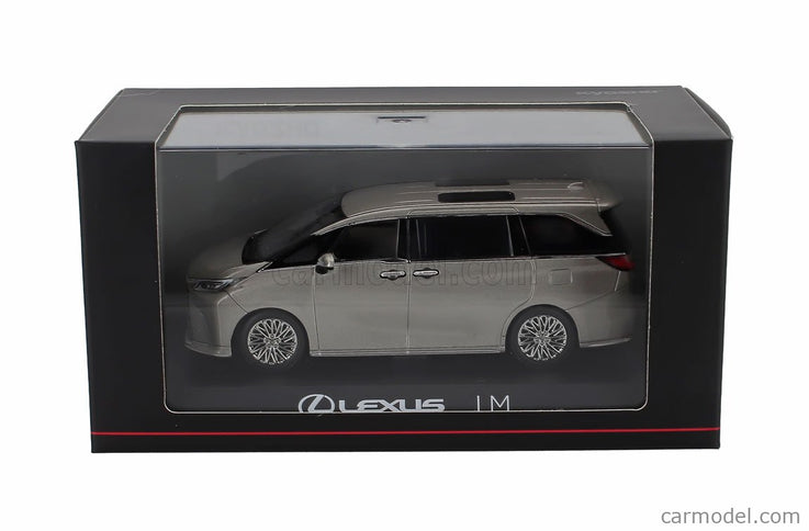 Lexus LM 500H Minibus RHD 2024 1:43 Kyosho Titanium sivá