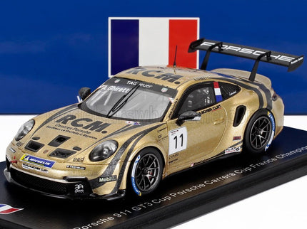 PORSCHE | 911 992 GT3 N 11 PORSCHE CARRERA CUP FRANCE CHAMPION 2024 ALESSANDRO GHIRETTI | GOLD
