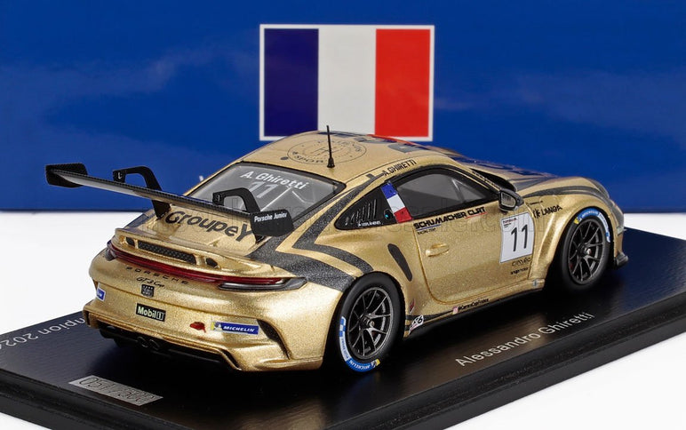 PORSCHE | 911 992 GT3 N 11 PORSCHE CARRERA CUP FRANCE CHAMPION 2024 ALESSANDRO GHIRETTI | GOLD