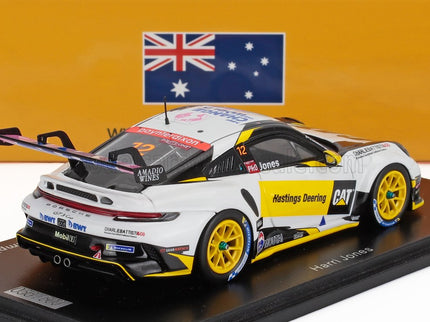 PORSCHE | 911 992 GT3 N 12 PORSCHE CARRERA CUP AUSTRALIA CHAMPION 2024 HARRI JONES | WHITE YELLOW BLACK