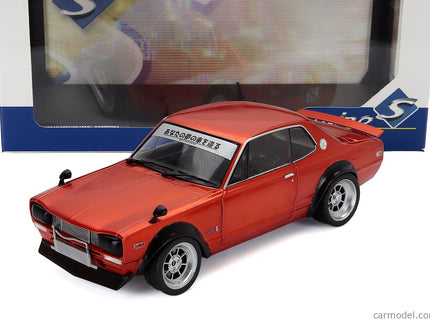 Nissan Skyline (KPGC10) Hakosuka Works 1970 1:18 Solido medená metalická