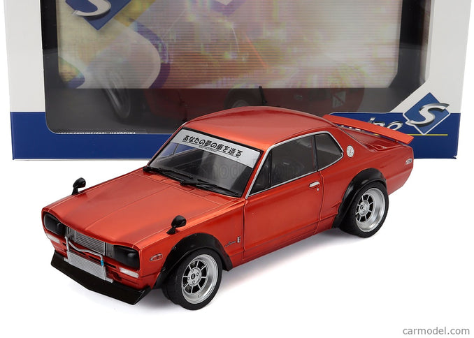 Nissan Skyline (KPGC10) Hakosuka Works 1970 1:18 Solido medená metalická