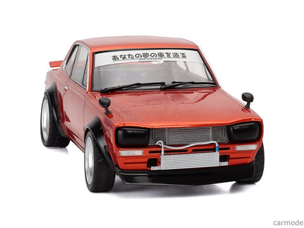 Nissan Skyline (KPGC10) Hakosuka Works 1970 1:18 Solido medená metalická