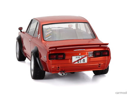 Nissan Skyline (KPGC10) Hakosuka Works 1970 1:18 Solido medená metalická