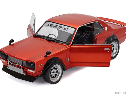 Nissan Skyline (KPGC10) Hakosuka Works 1970 1:18 Solido medená metalická