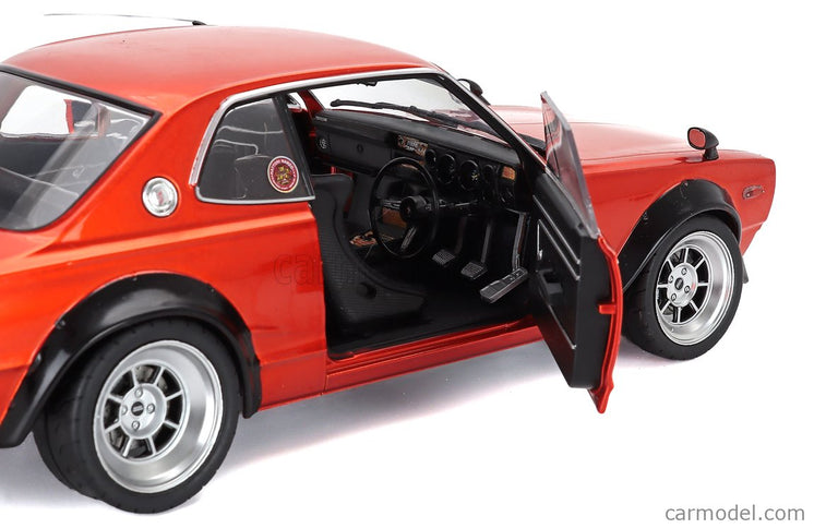 Nissan Skyline (KPGC10) Hakosuka Works 1970 1:18 Solido medená metalická